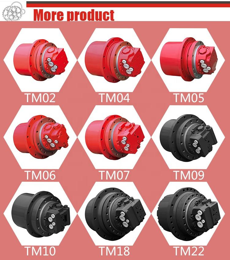 Conjunto de motor de desplazamiento de IMPULSIÓN FINAL DE EXCAVADORA GM09 TM09