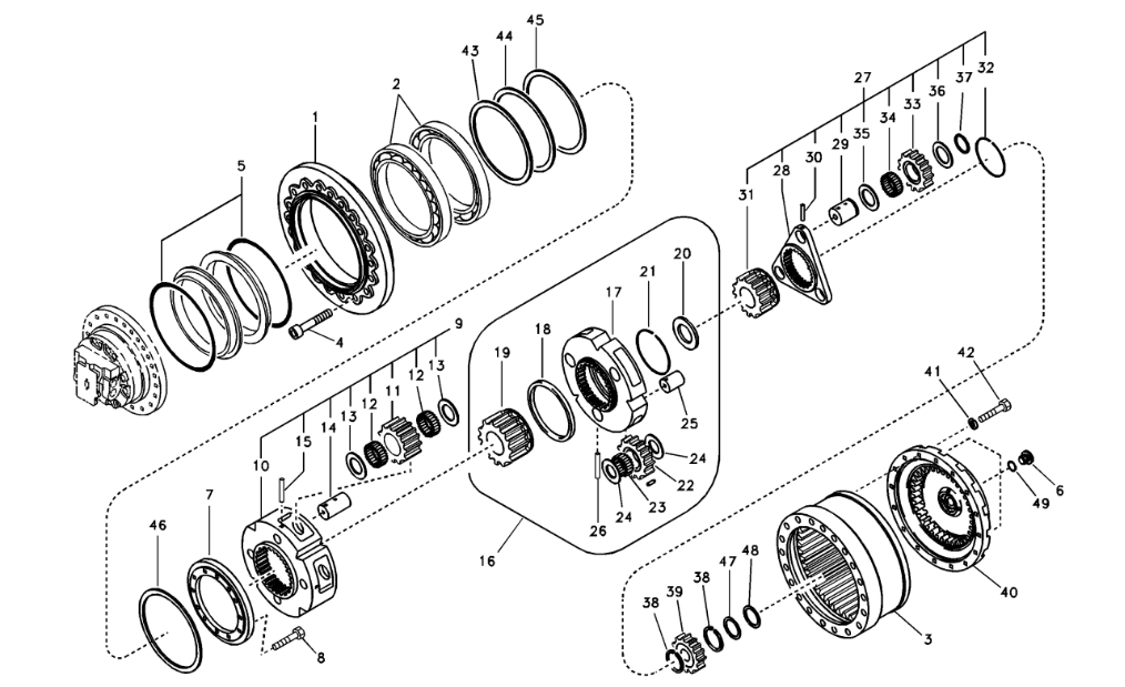 EC240旧 9298006 行走